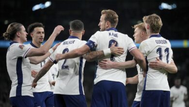 Harry Kane sparks England 5-0 rout over Ireland and Nations League promotion