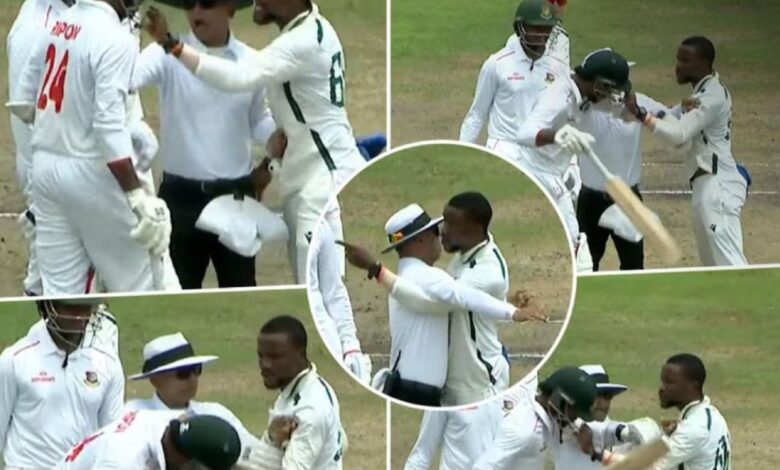 Bangladesh vs Africa: अंपायर के सामने भी नहीं रुकी बहस बांग्लादेश और दक्षिण अफ्रीका की इमर्जिंग टीम में हिंसक झड़प