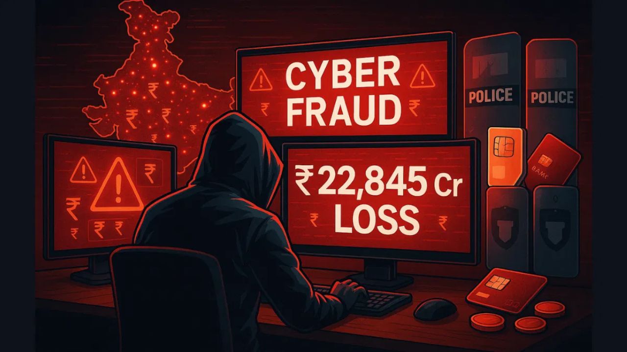 साइबर फ्रॉड का ब्लास्ट, 2024 में रिकॉर्ड ₹22,845 करोड़ की ठगी, गृह मंत्रालय ने जारी किए आंकड़े