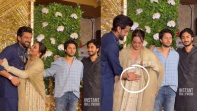 सोनाक्षी सिन्हा की प्रेग्नेंसी अफवाहें फिर बनीं चर्चा का विषय, फैशन शो में दिखा रेड अनारकली लुक