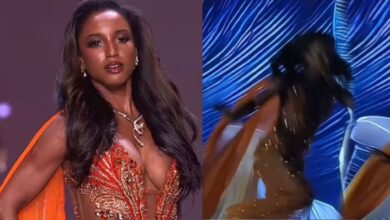 रैंप पर अचानक गिरी मिस यूनिवर्स जमैका 2025, लाइव शो में मचा हड़कंप स्ट्रेचर पर पहुंचीं अस्पताल