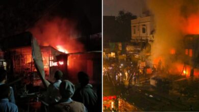 हैदराबाद शो रूम में भीषण आग धमाके से मचा हड़कंप, एक की मौत सात गंभीर रूप से झुलसे