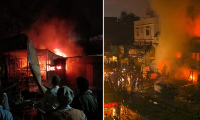 हैदराबाद शो रूम में भीषण आग धमाके से मचा हड़कंप, एक की मौत सात गंभीर रूप से झुलसे