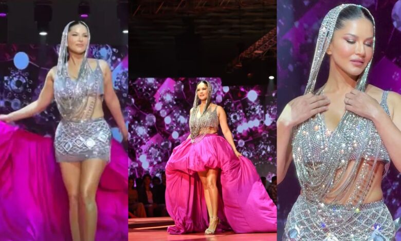 AIDS जागरूकता के लिए सनी लियोनी का अनोखा स्टाइलिश अवतार, स्कर्ट की खास चीज बनी चर्चा का विषय