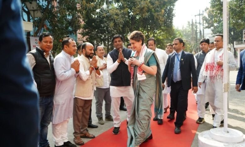 प्रियंका गांधी का हिमंता बिस्वा सरमा पर कटाक्ष, गौरव गोगोई पर हमलों को बताया गलत राजनीति