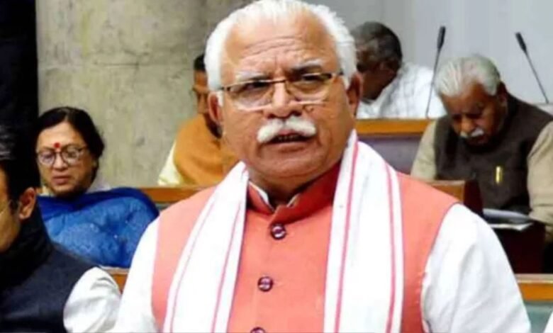 मनोहर लाल की बड़ी घोषणा एक लाख करोड़ से चार लाख करोड़ निवेश