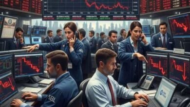 शेयर बाजार में विदेशी निवेशकों की भारी बिकवाली से मचा हड़कंप लगातार निकासी जारी