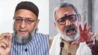 गिरिराज सिंह का ओवैसी पर तीखा हमला, भारत विभाजन पर बयान से मचा राजनीतिक विवाद