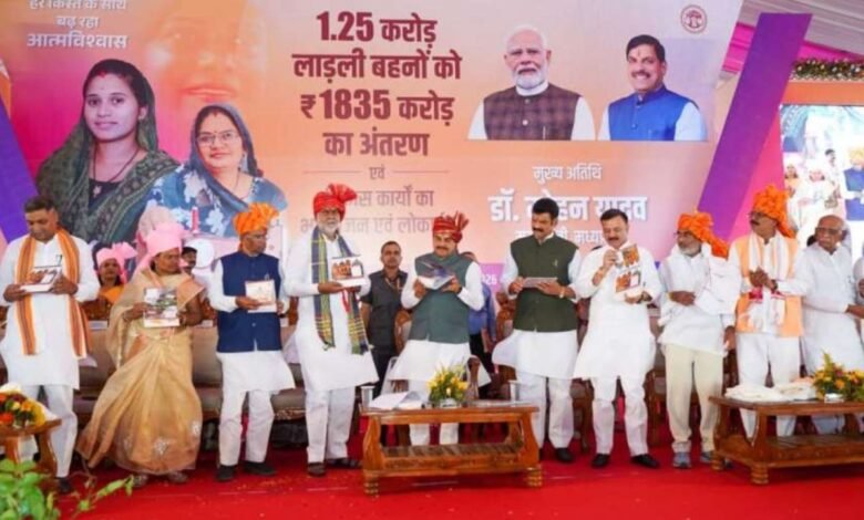नरसिंहपुर में मोहन यादव का बड़ा ऐलान महिलाओं और किसानों को मिली सौगात