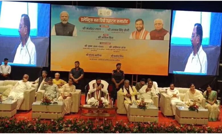 नायब सैनी ने लॉन्च की 80 नई इलेक्ट्रिक बसें. हरियाणा में बदलेगी परिवहन व्यवस्था
