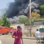रेवाड़ी की केमिकल फैक्ट्री में भीषण आग लगातार धमाकों से दहला पूरा इलाका