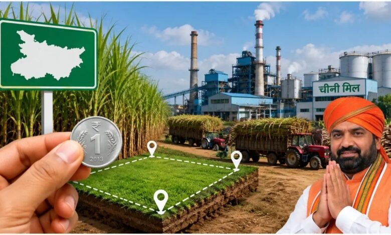 बिहार की नई चीनी उद्योग नीति 2026, निवेशकों को 1 रुपये में मिलेगी 40 एकड़ जमीन