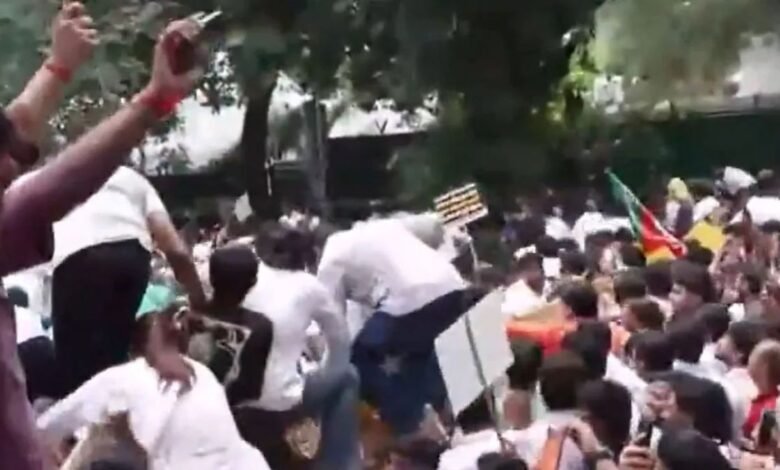 पंजाब पेपर लीक मामले पर BJP का प्रदर्शन, AAP सरकार पर साधा निशाना