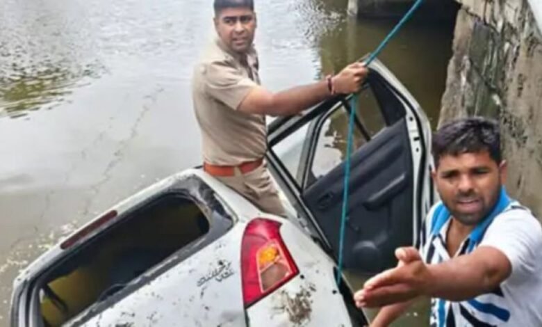 मध्य प्रदेश के राजगढ़ में दर्दनाक हादसा, तालाब में गिरी कार; पांच लोगों की मौत