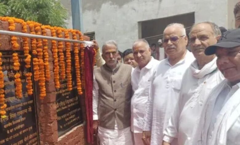 होडल के पिंगोड़ गांव को मिली 2.63 करोड़ की विकास परियोजनाएं, कृष्णपाल गुर्जर ने किया शिलान्यास