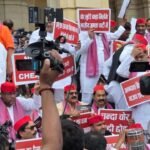 यूपी विधानसभा के मानसून सत्र से पहले सपा का जोरदार प्रदर्शन, राम मंदिर और नीट मुद्दे पर सरकार को घेरा