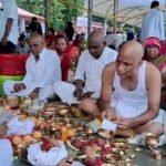 गया में पितृपक्ष मेले के तीसरे दिन उमड़ी भीड़, देवघाट से विष्णुपद तक पुलिस का कड़ा पहरा