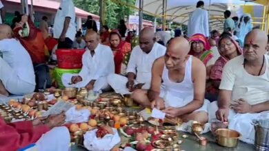 गया में पितृपक्ष मेले के तीसरे दिन उमड़ी भीड़, देवघाट से विष्णुपद तक पुलिस का कड़ा पहरा