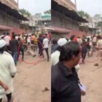 इंदौर में अतिक्रमण कार्रवाई के दौरान हंगामा, ADCP को धक्का देने का वीडियो वायरल