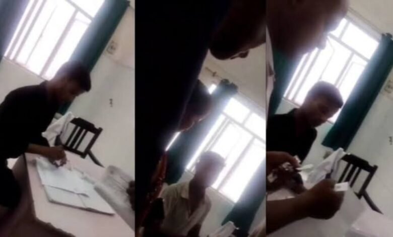 डॉक्टर की कुर्सी पर बैठा ड्राइवर, मरीजों को लिखी दवा? कानपुर के कांशीराम अस्पताल का वीडियो वायरल