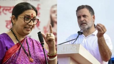 स्मृति ईरानी का राहुल गांधी पर महिलाओं के प्रति व्यवहार को लेकर तीखा हमला, बोलीं- "ओछी बातें करते हैं"
