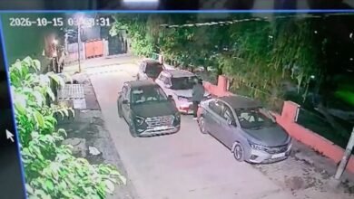 बहादुरगढ़ में BJP जिला उपाध्यक्ष की Brezza चोरी, महज 7 मिनट में वारदात; CCTV में कैद हुए चोर