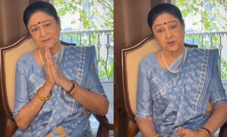 पति कुकू कोहली के निधन के बाद अरुणा ईरानी का पहला वीडियो, छलका दर्द